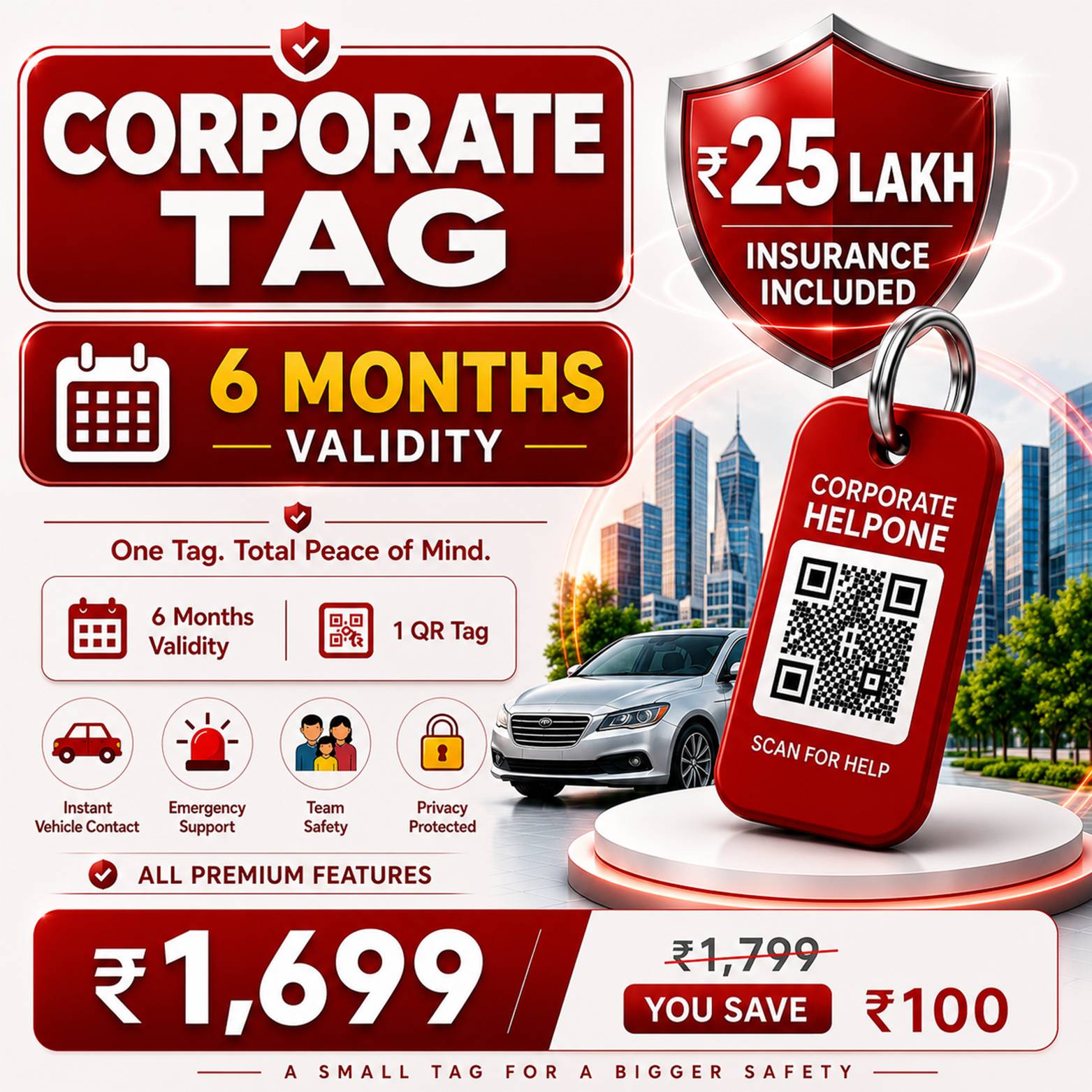 Corporate Tag 6 Months